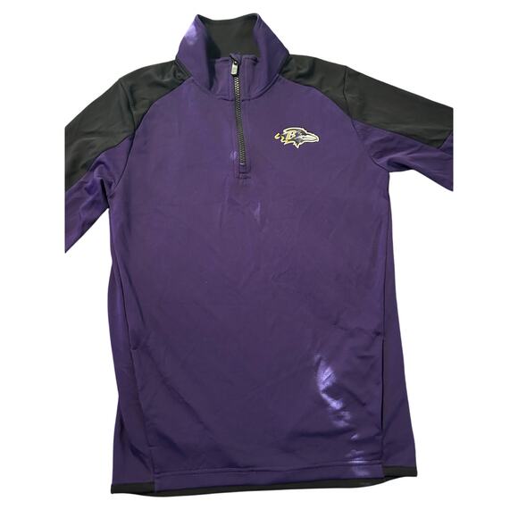 Baltimore Ravens Purple Embroidered Jacket youth sz 14/16 - Picture 2 of 11